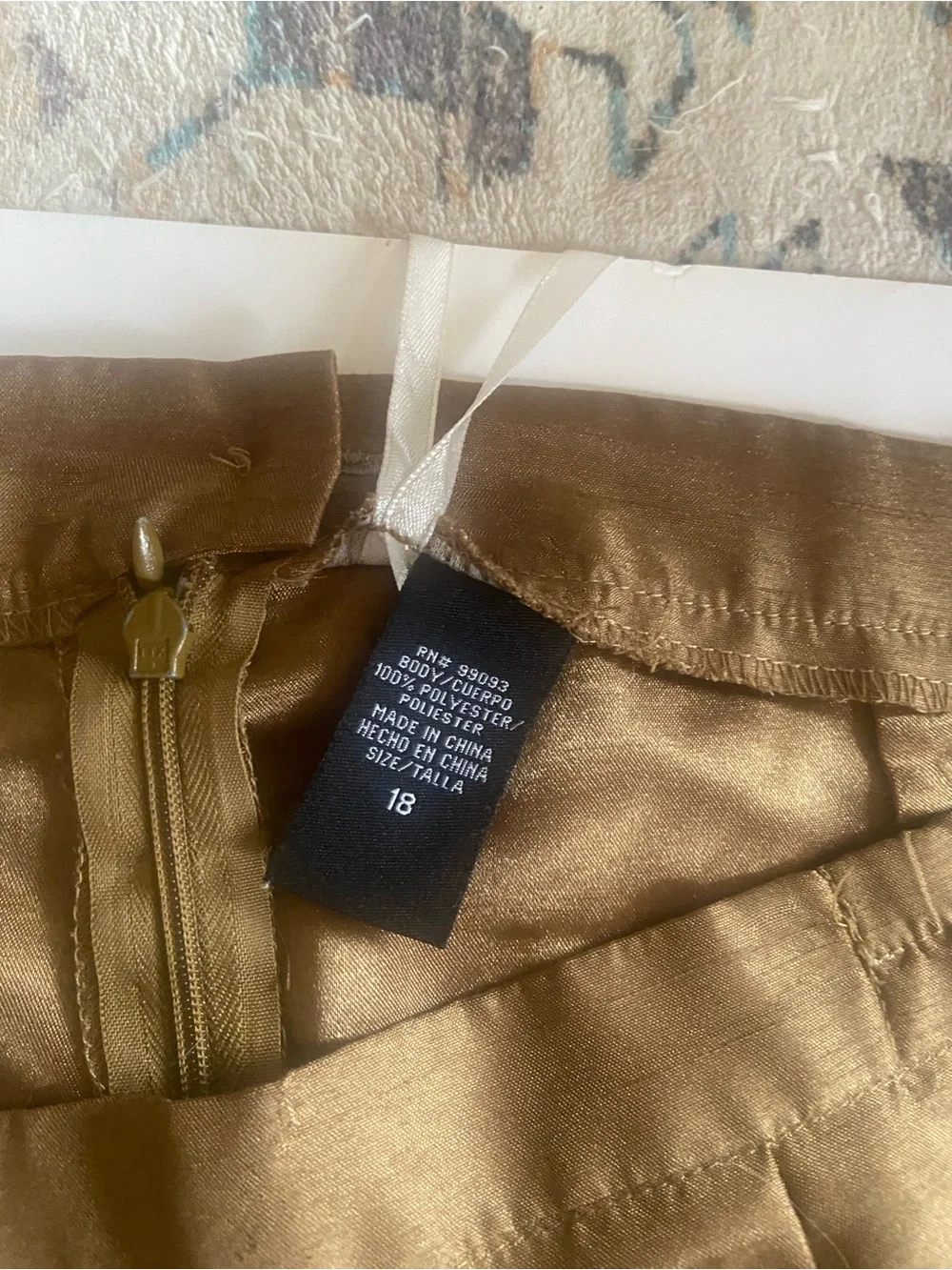 Relaxed Ankle-Cuff Pants in Tan - Picture 4 of 6